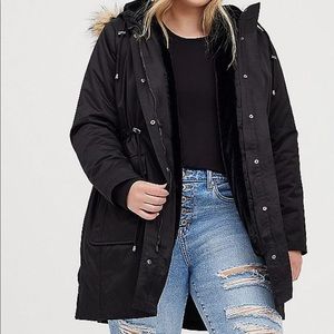 Torrid 3-in-1 Black Parka